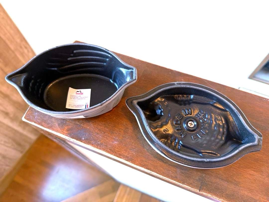 ストウブSTAUB入手不可廃盤色スモールチキンココットグレー新品未使用生涯保証付