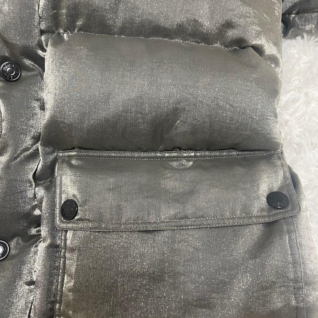 ダナキャランDKNY メタリック シルバー ダウンジャケット ヴィンテージ90s