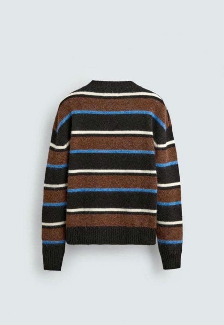 ザラ x チャンピオン コラボ ストライプニットセーター　Ｌ