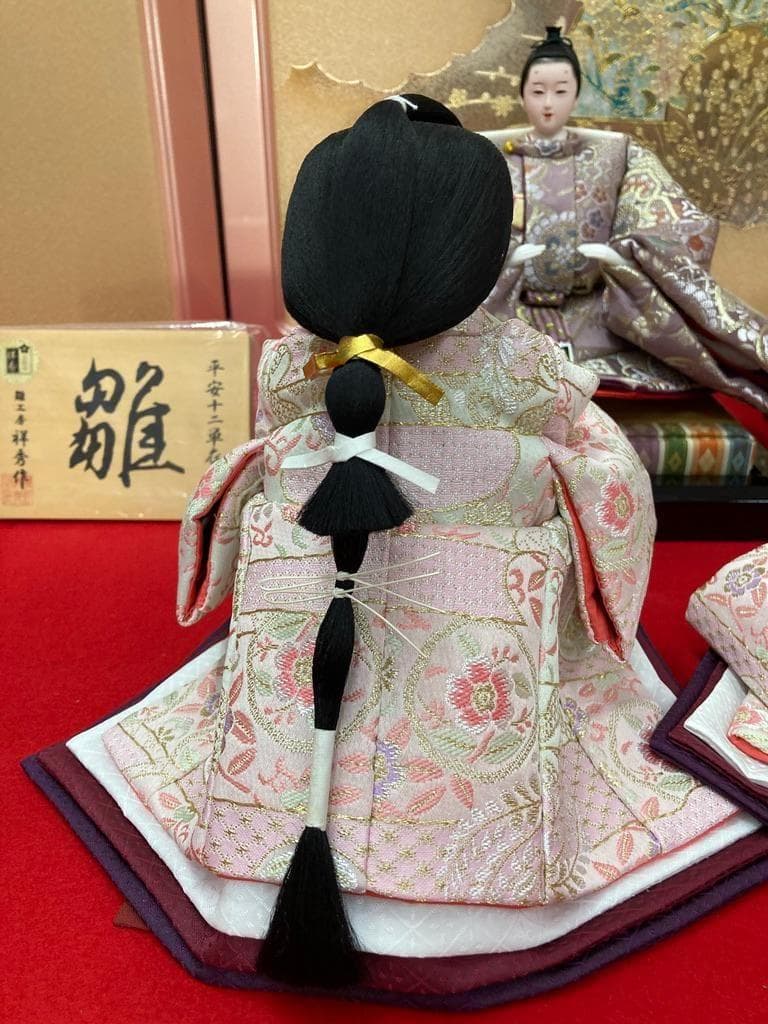 C7−2 訳あり特価　ひな人形　三人官女のみ　雛人形三人官女　雛人形三段