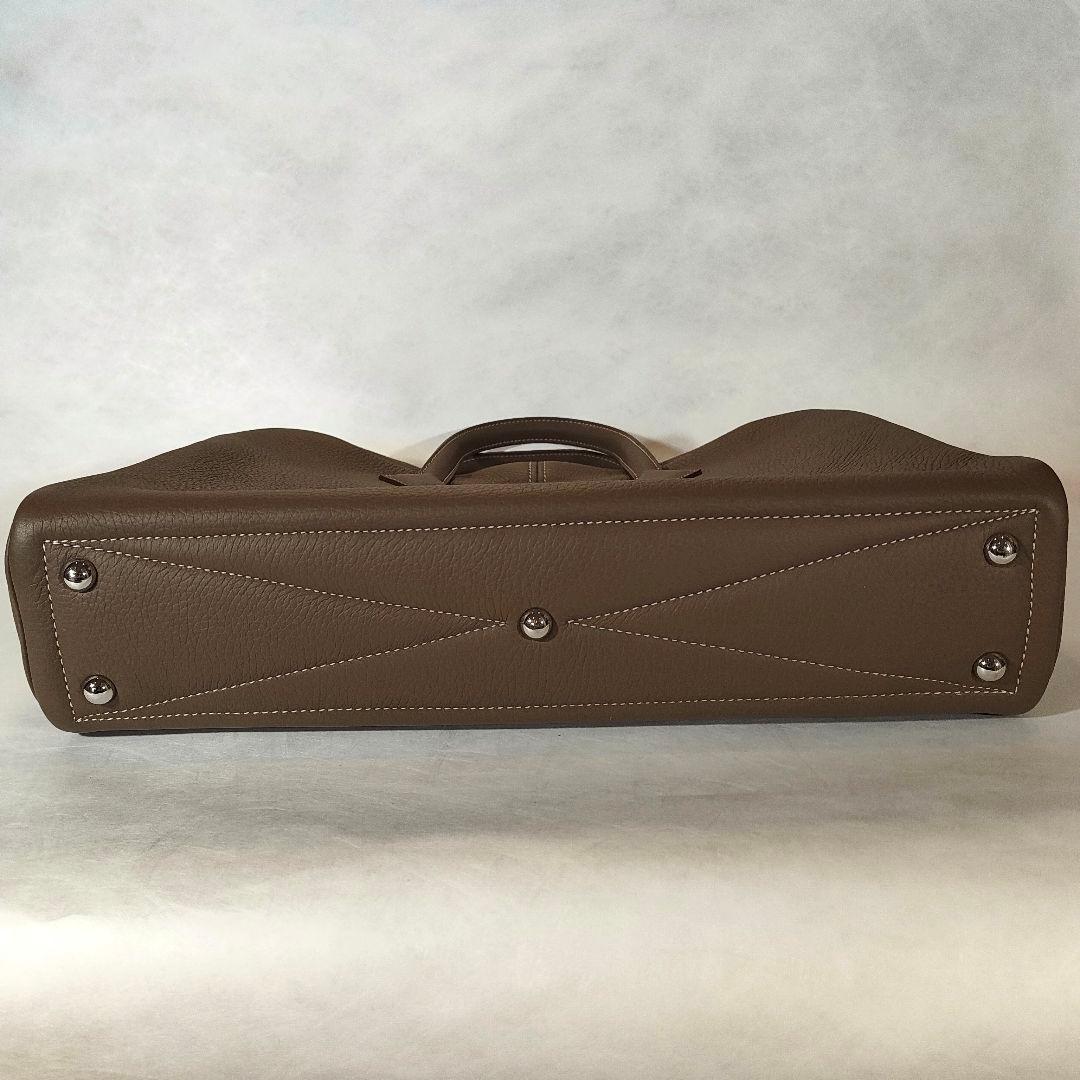 Hermes エルメス　ヴィクトリア　12H　エトゥープ　ビジネスバッグ