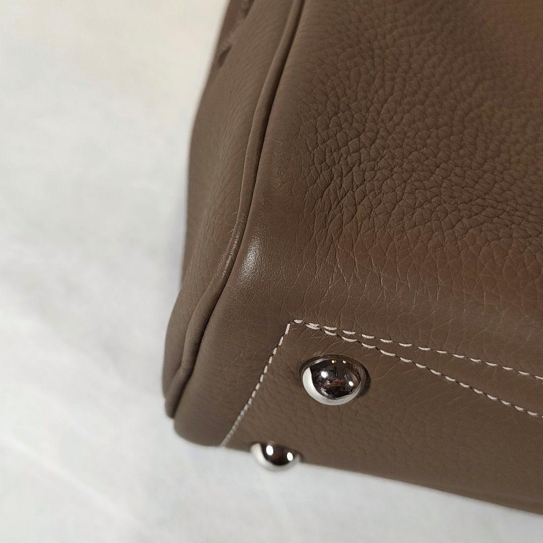 Hermes エルメス　ヴィクトリア　12H　エトゥープ　ビジネスバッグ