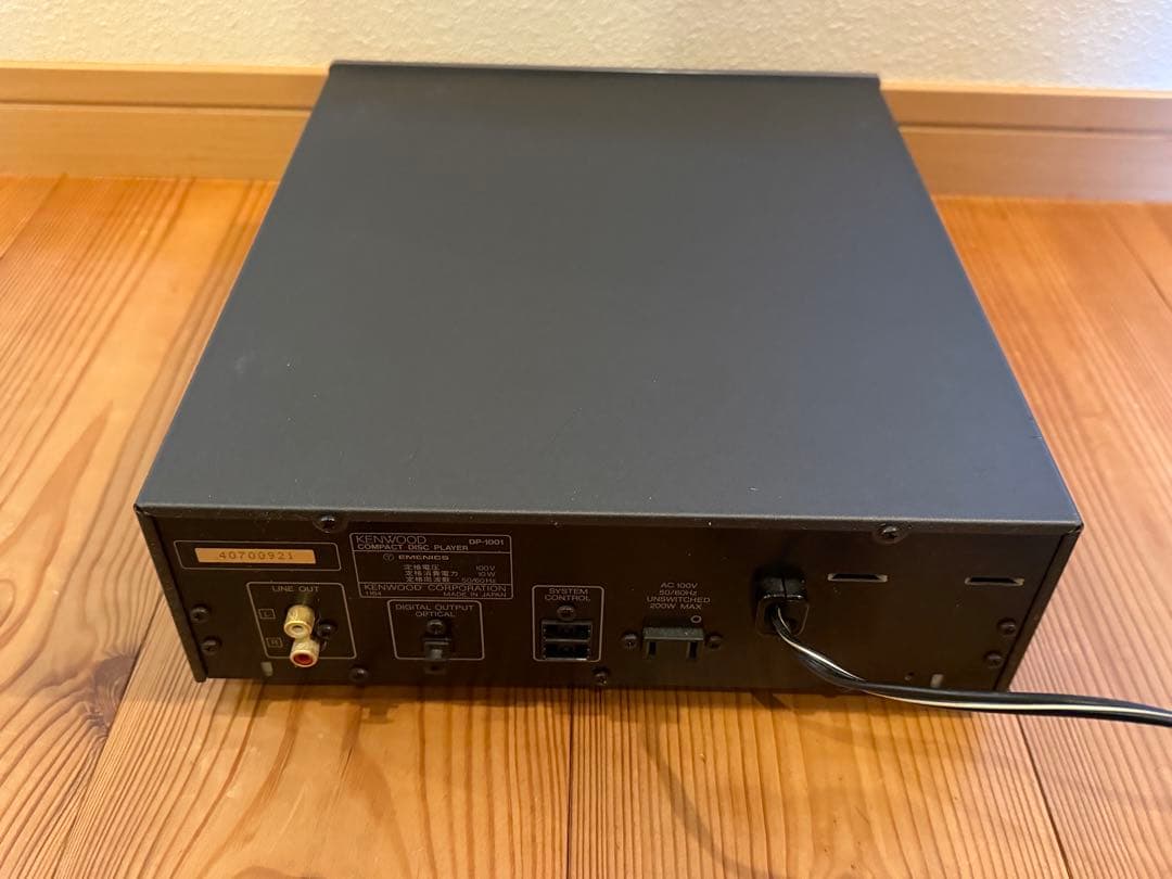 KENWOOD KAF-7002 DP-1001 アンプ　CDプレーヤー