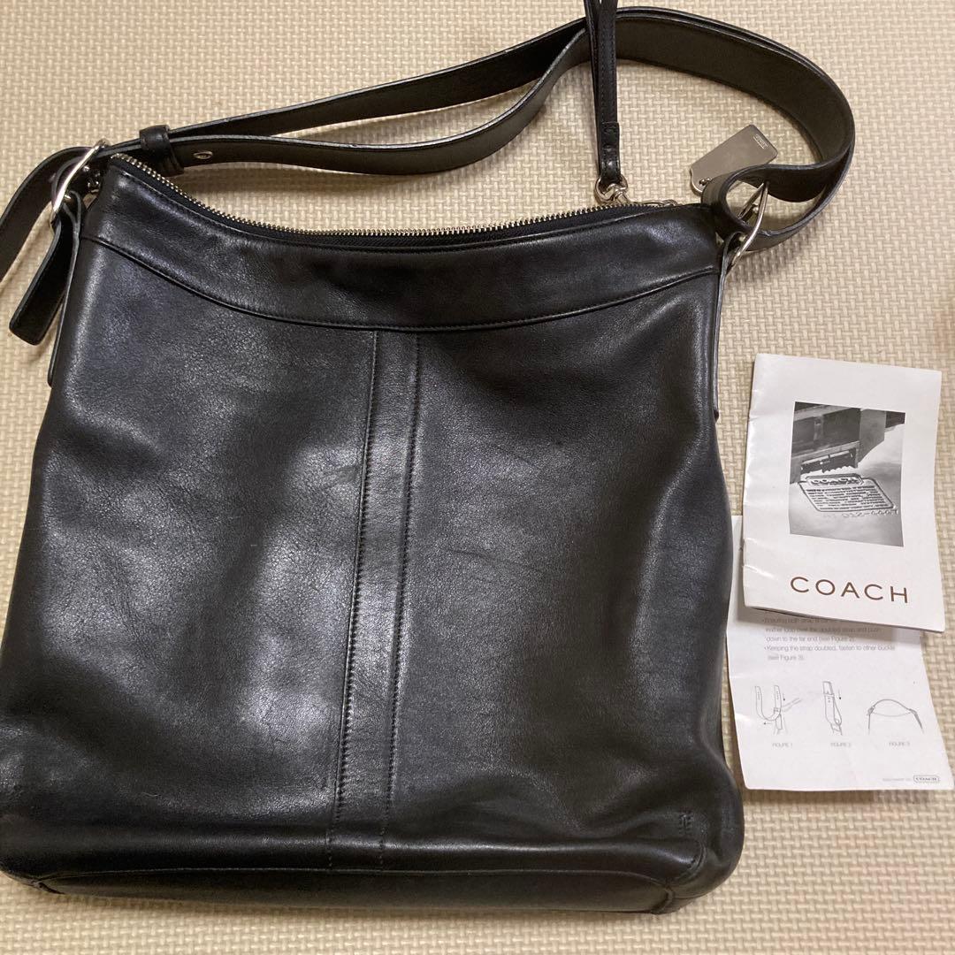 コーチ　COACH ショルダーバッグ　斜めがけ　オールレザー　オールドコーチ