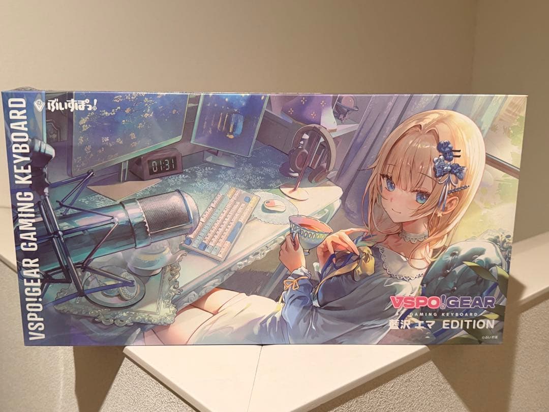 VSPO!GEAR 藍沢エマEdition ゲーミングキーボード レア 未開封