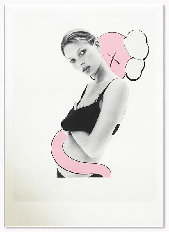 限定マット額装品/Kaws and David Sims Kate Moss 4
