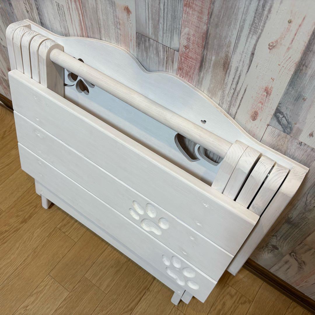 ハンドメイド　ペット用　折りたたみ式　可愛い　ベンチ　撮影用