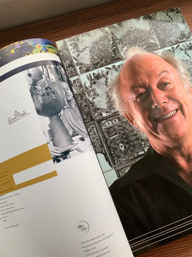 ビヨンヴィンブラッド　ビンテージのローゼンタール社のロウソク立て壁掛けプレート！