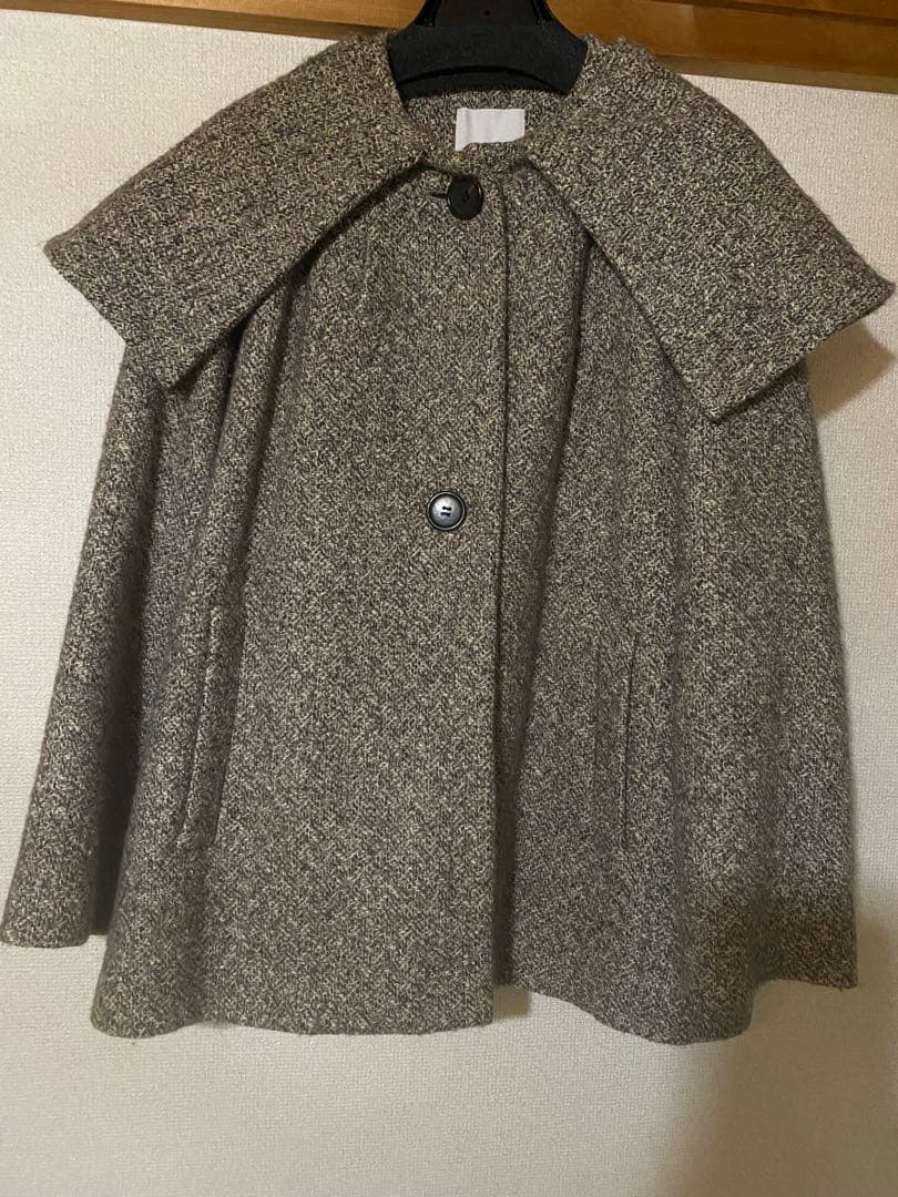 CLANE ビッグカラーフレアーコート