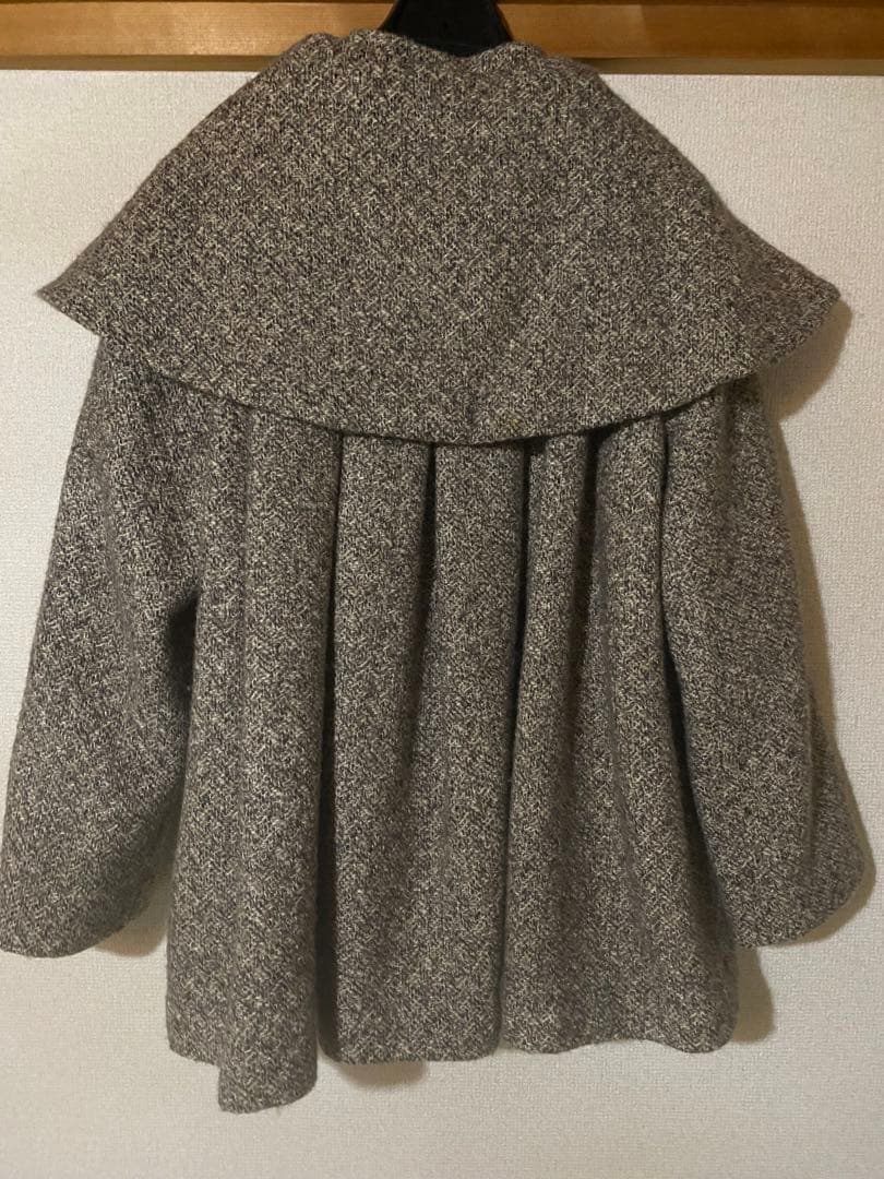 CLANE ビッグカラーフレアーコート