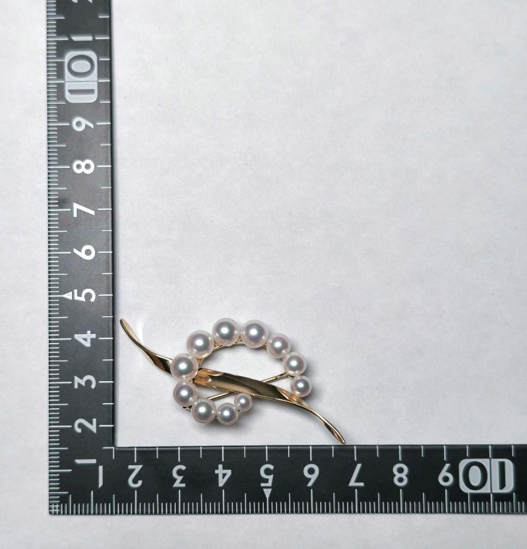 【美品 最高級】ミキモト ブローチ パール サークル K18 愛子様 ご着用 箱