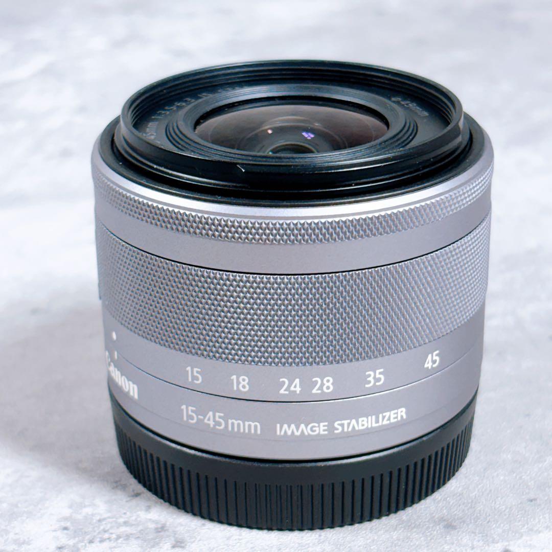 ジャンク Canon EF-M 55-200mm 15-45 望遠 レンズ