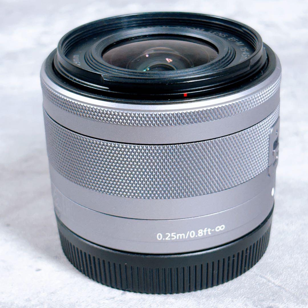 ジャンク Canon EF-M 55-200mm 15-45 望遠 レンズ