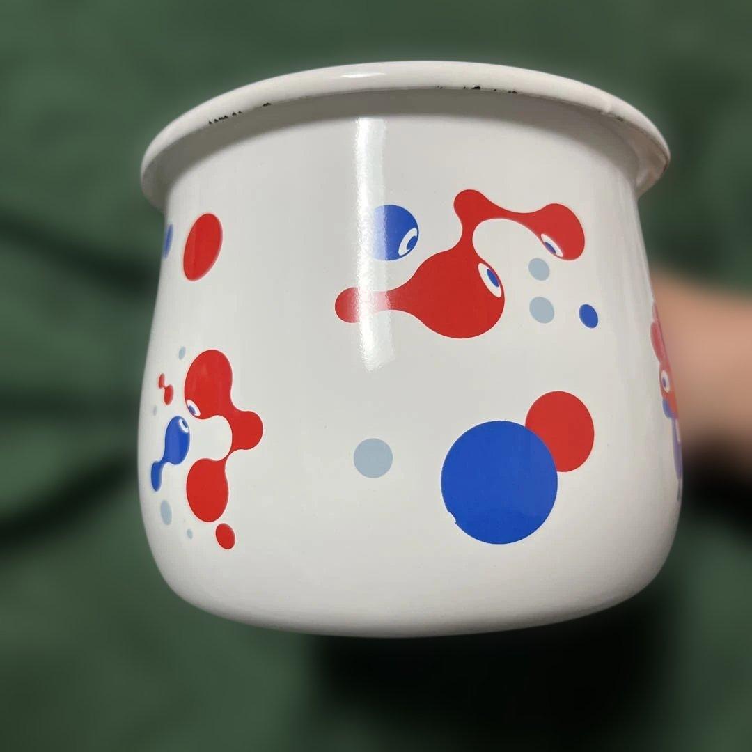 ミャクミャク ホーロープチミルクパン 水玉