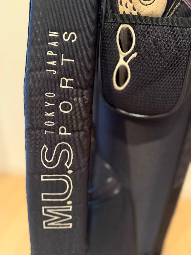 【PURU】M.U SPORTS レディースキャディバッグ（ブラック）