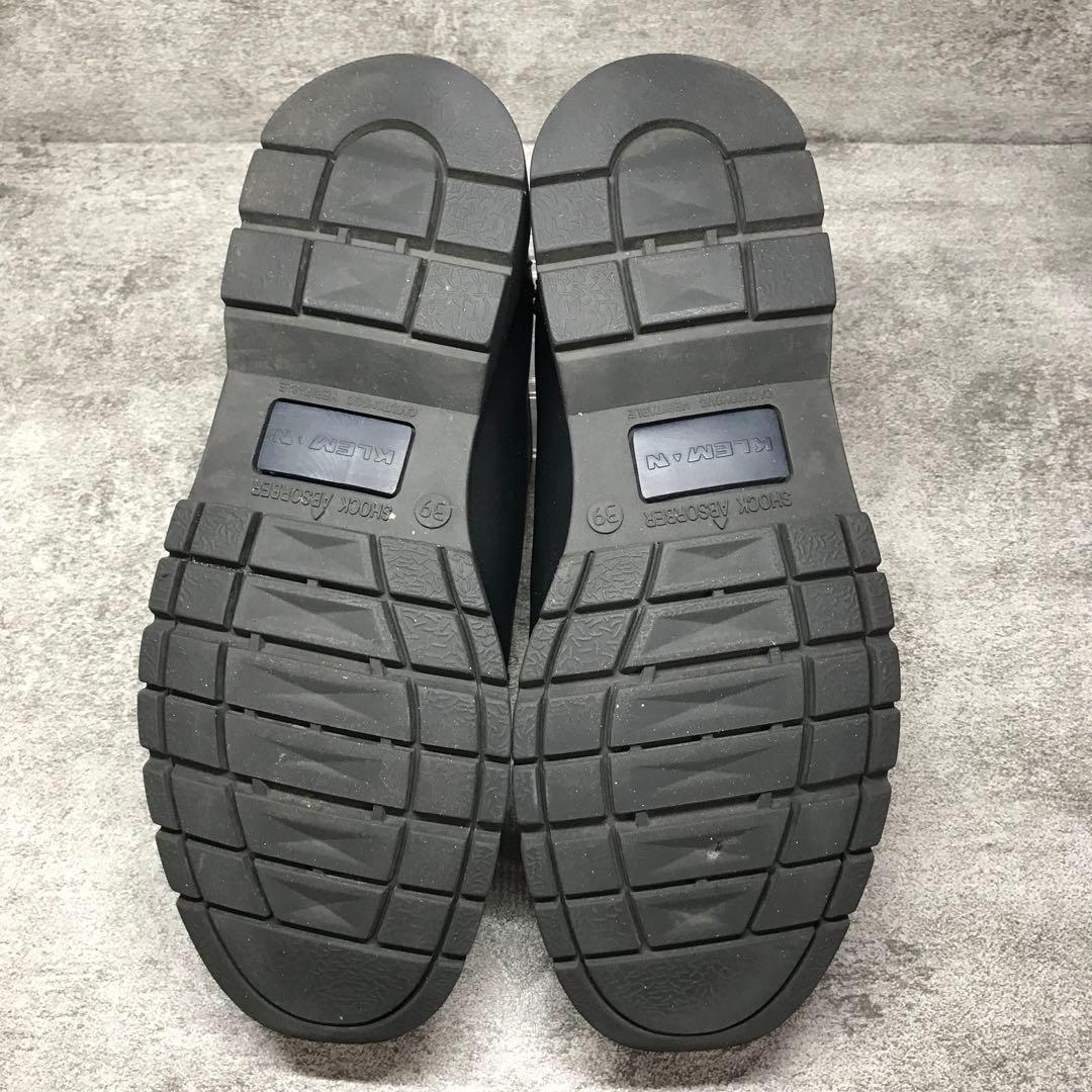 【美品】クレマン （39）パドレ チロリアンシューズ 本革 ブラック