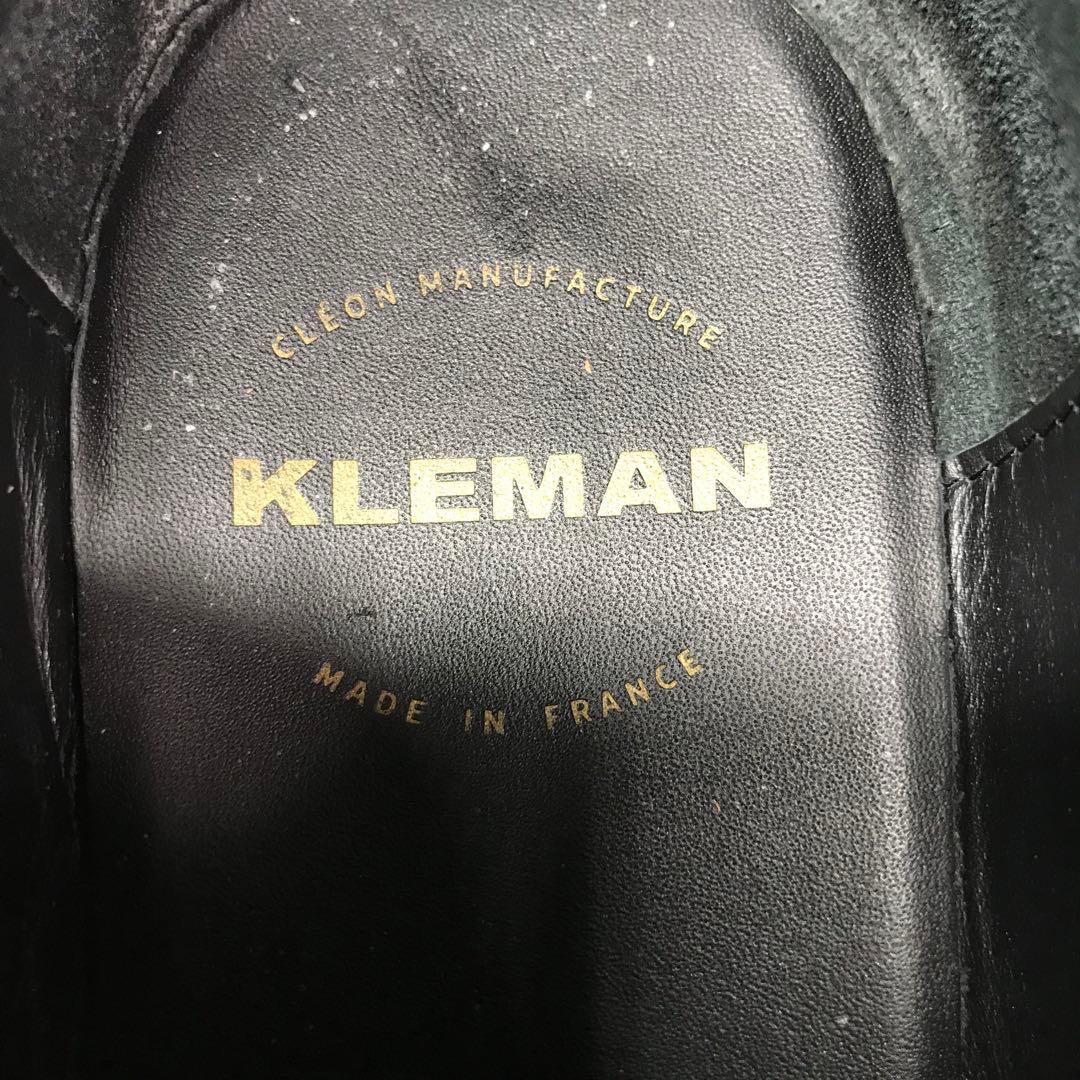 【美品】クレマン （39）パドレ チロリアンシューズ 本革 ブラック
