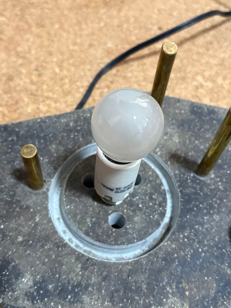 ふくろう　石製　照明 フクロウ 不苦労　室内照明　インテリア　置物　縁起物