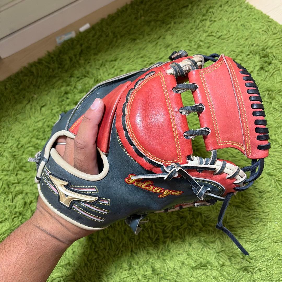 軟式　キャッチャーミット　阿部慎之助　オーダー