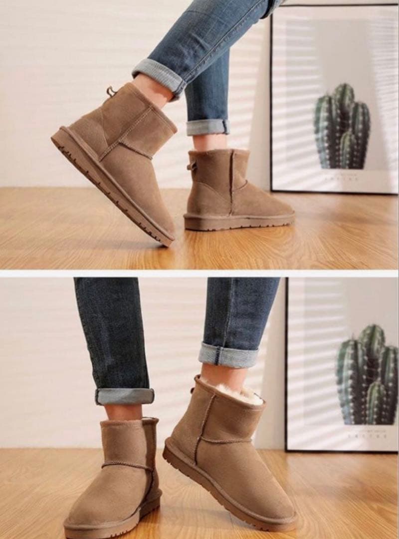 UGG オーストラリア ムートンブーツ USA9 26cm 箱付き ベージュ