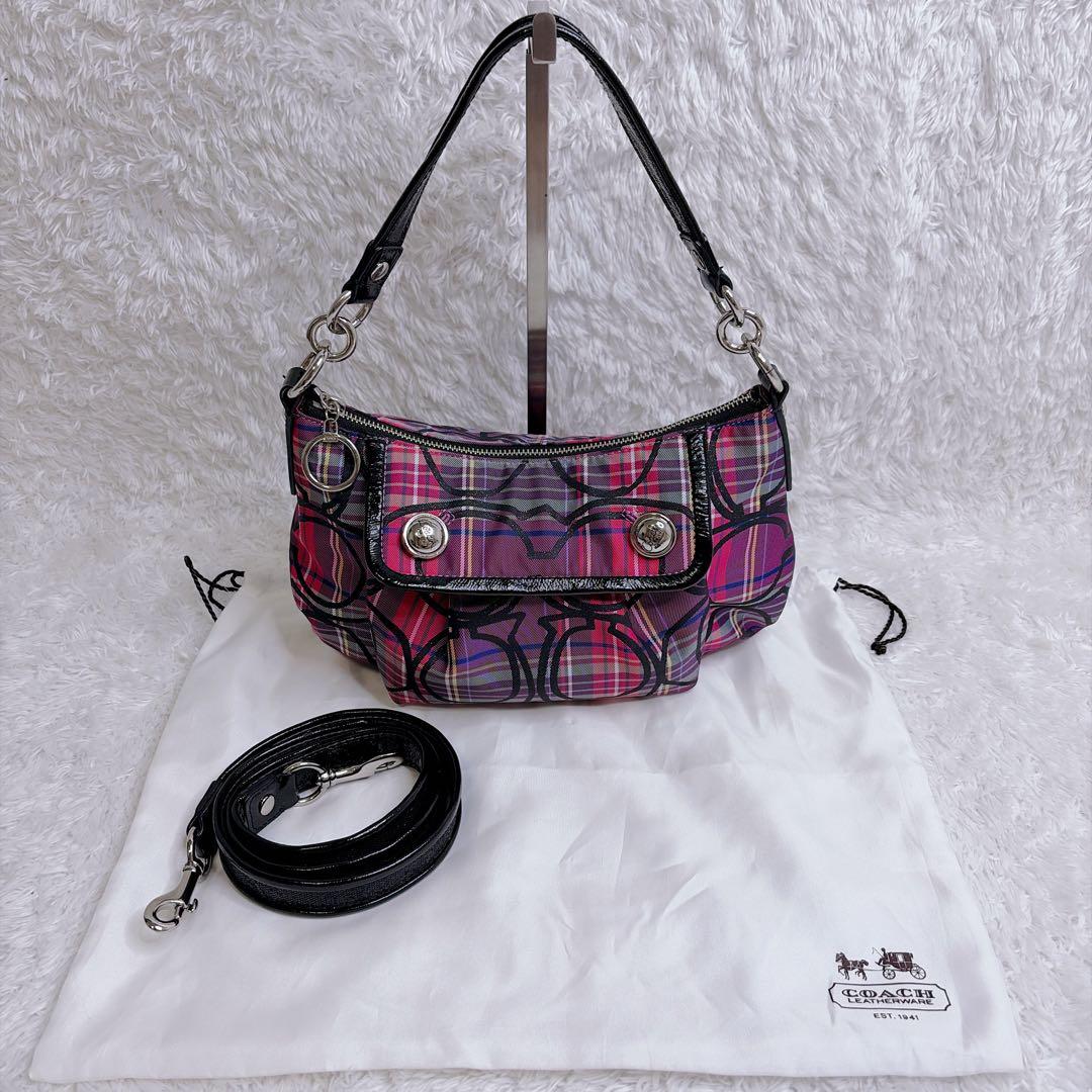 バッグ Coach 2way POPPY Shoulder Bag y2k