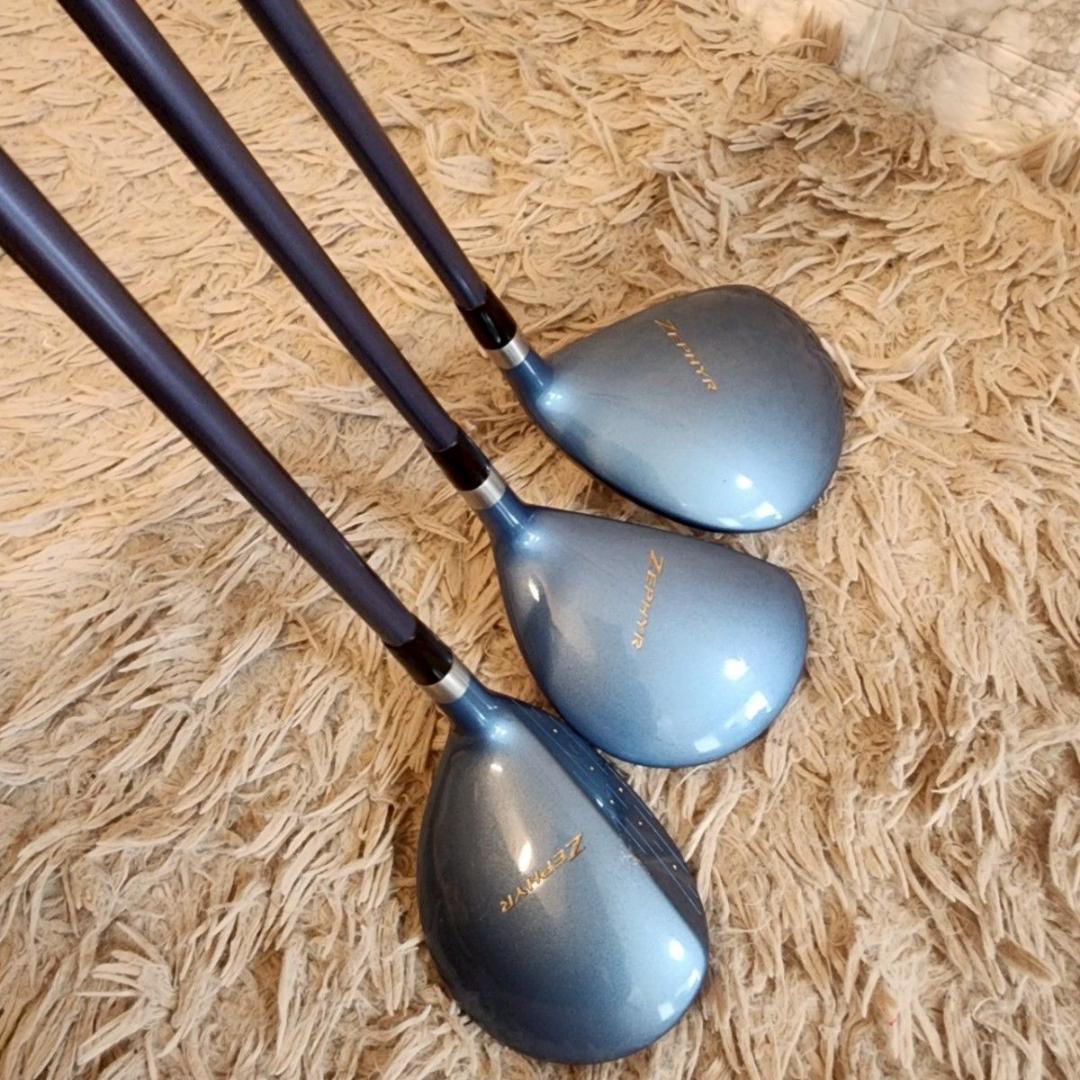 【良品】ミズノ レディース クラブセット 9本 Mizuno ZEPHYR《L》