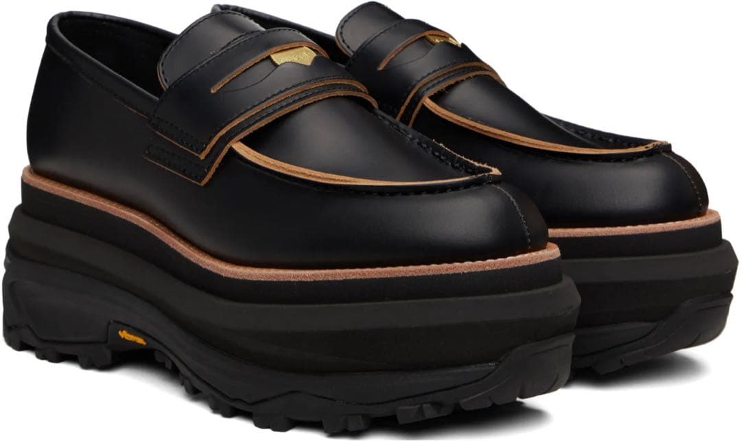 sacai レザー  ローファー