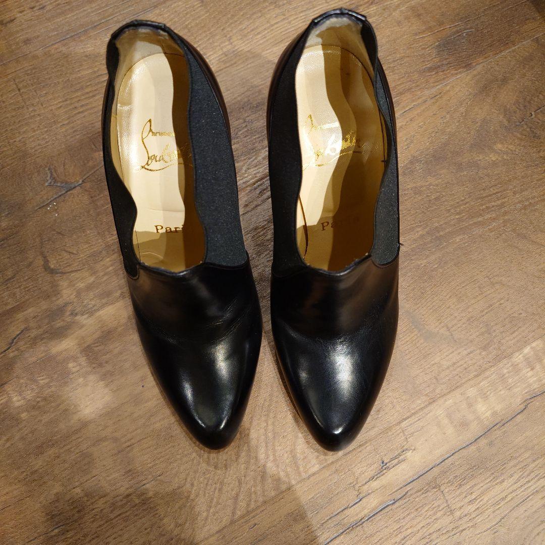 Christian Louboutin サイドゴアブーツ 38 ブラック