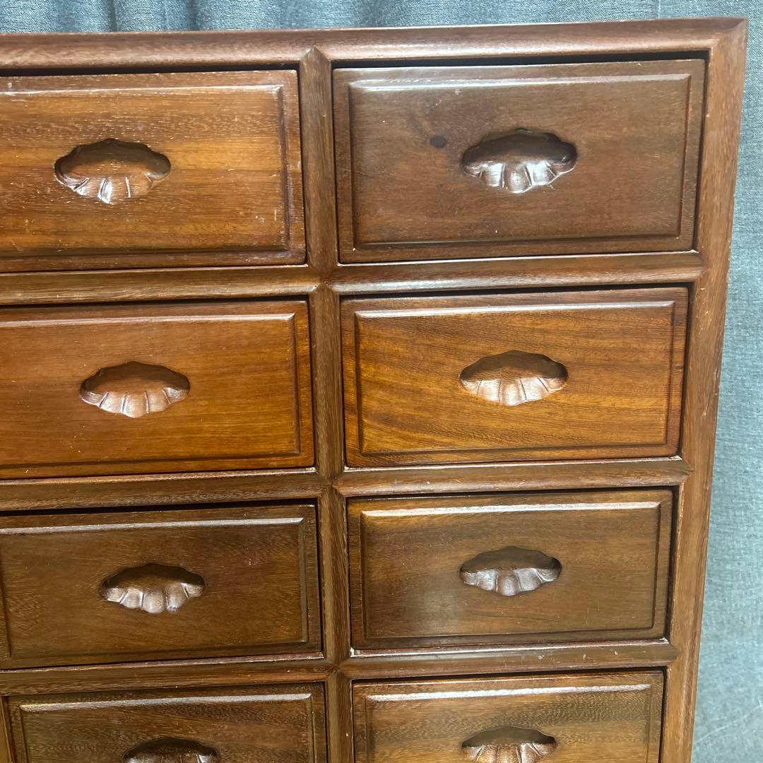 和チェスト 引き出し3列6段18杯　木組み　釘未使用 アンティークチェスト