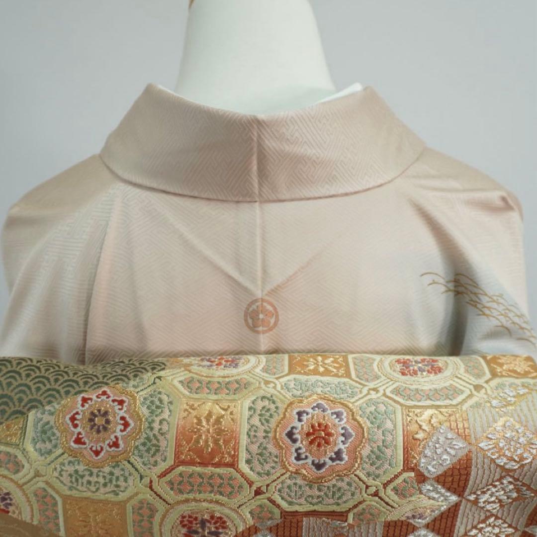 訪問着 単品a319B 七五三　入学式　お宮参り　結婚式　一つ紋