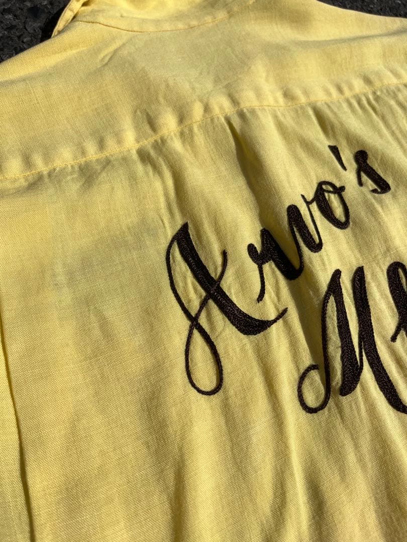 60's ボーリングシャツ　ANGELTOWN ボウリングシャツ