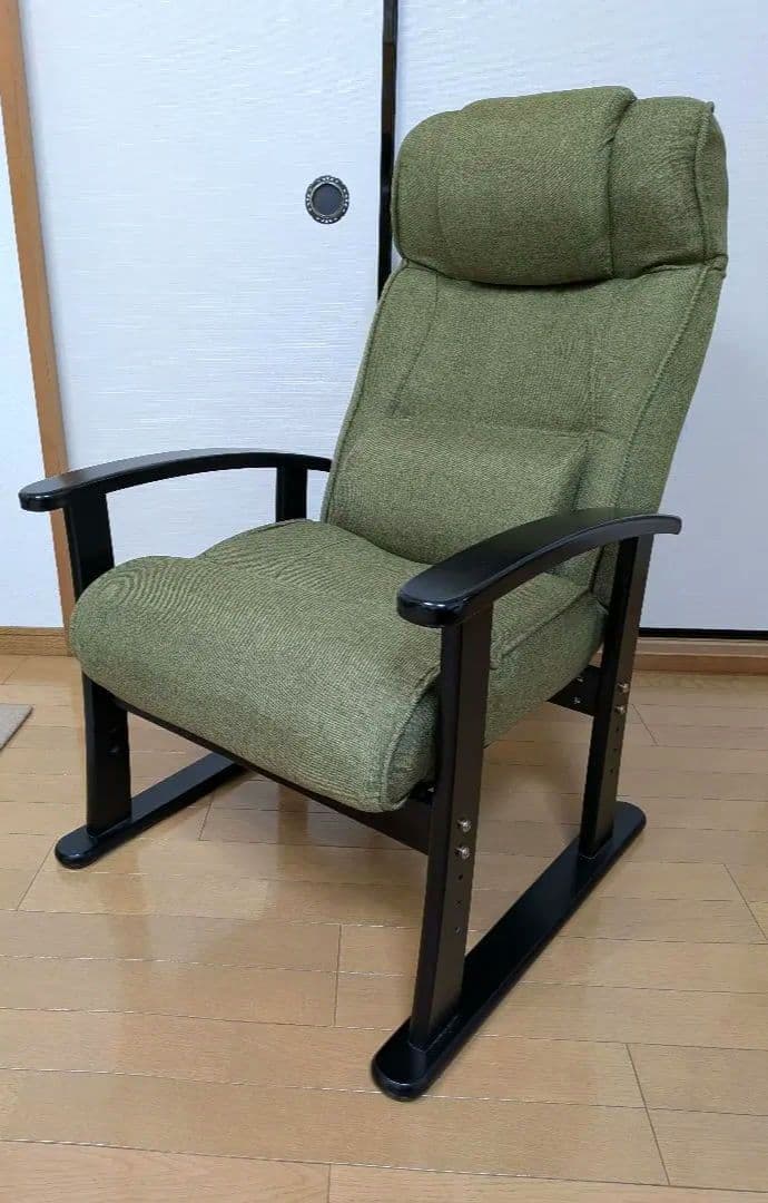 こだわりの楽々チェア　リクライニングチェア　高座椅子 14段階リクライニング