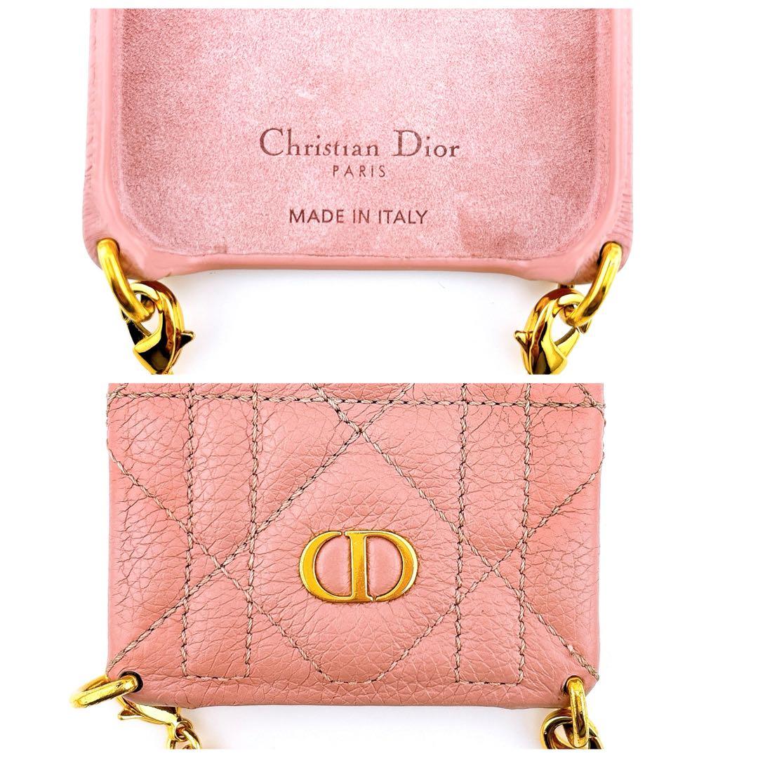 ディオール レディディオール iPhone14 Pro チェーン スマホケース