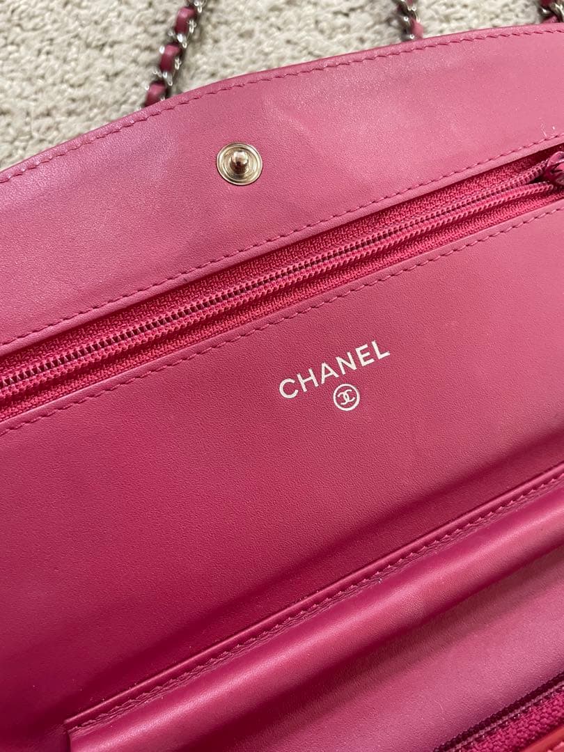 CHANEL シャネル　ショルダー　チェーンウォレット　パテント