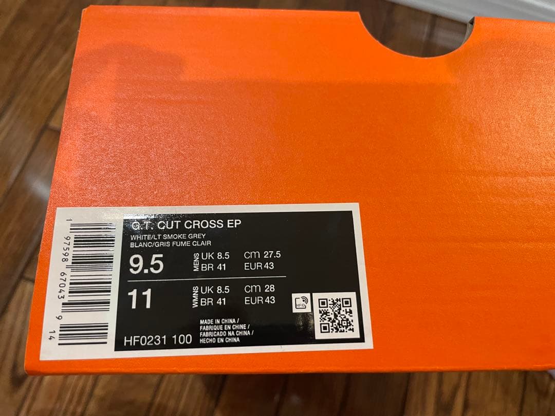 新品未使用　NIKE ナイキ エアズーム GT CUT クロス EP