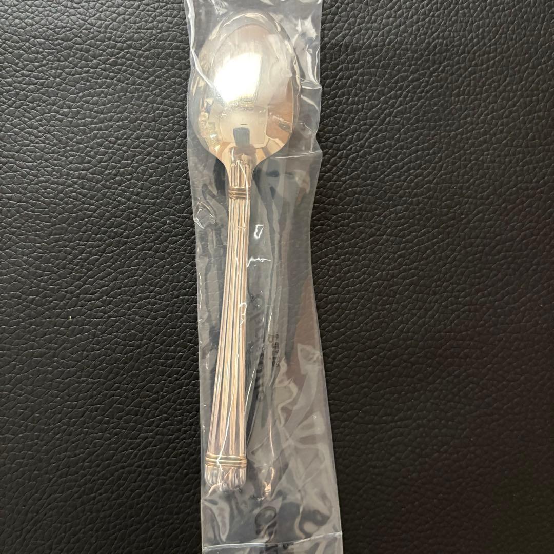 未開封クリストフル　アリアゴールドリング　コーヒースプーン6点　ボックス付き