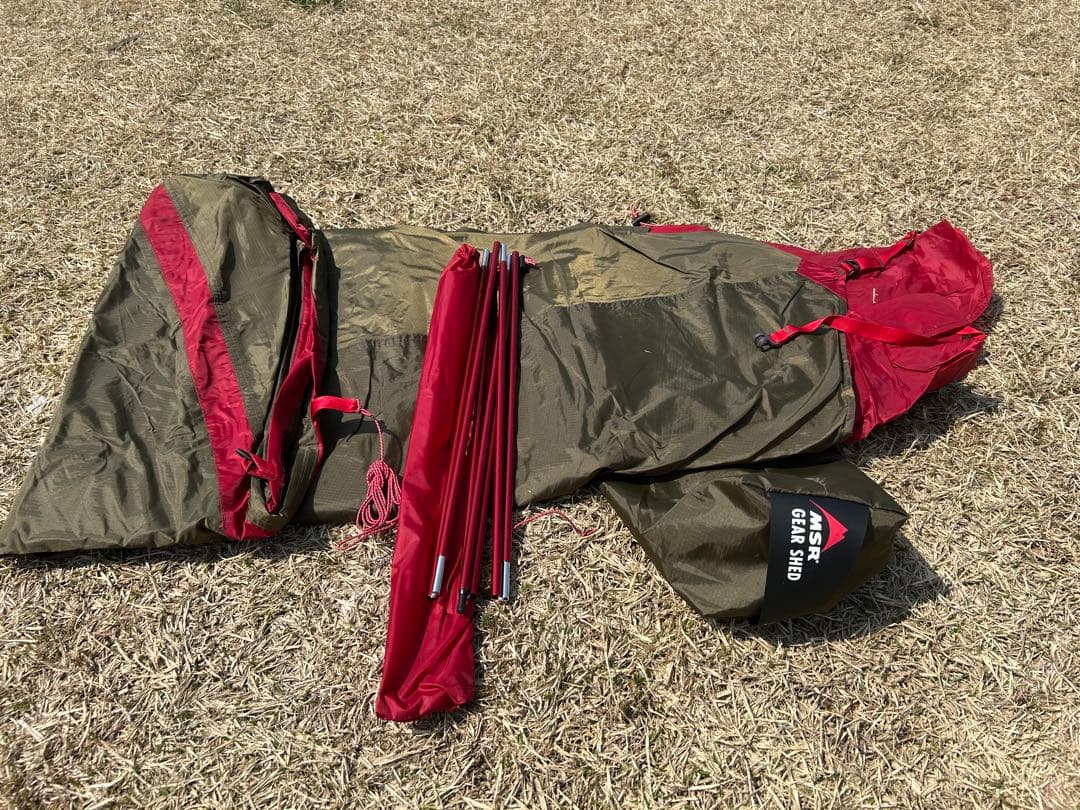 入手困難❗️廃盤激レア❗️グリーンモデルMSR ギアシェッド/GEAR SHEDのみ