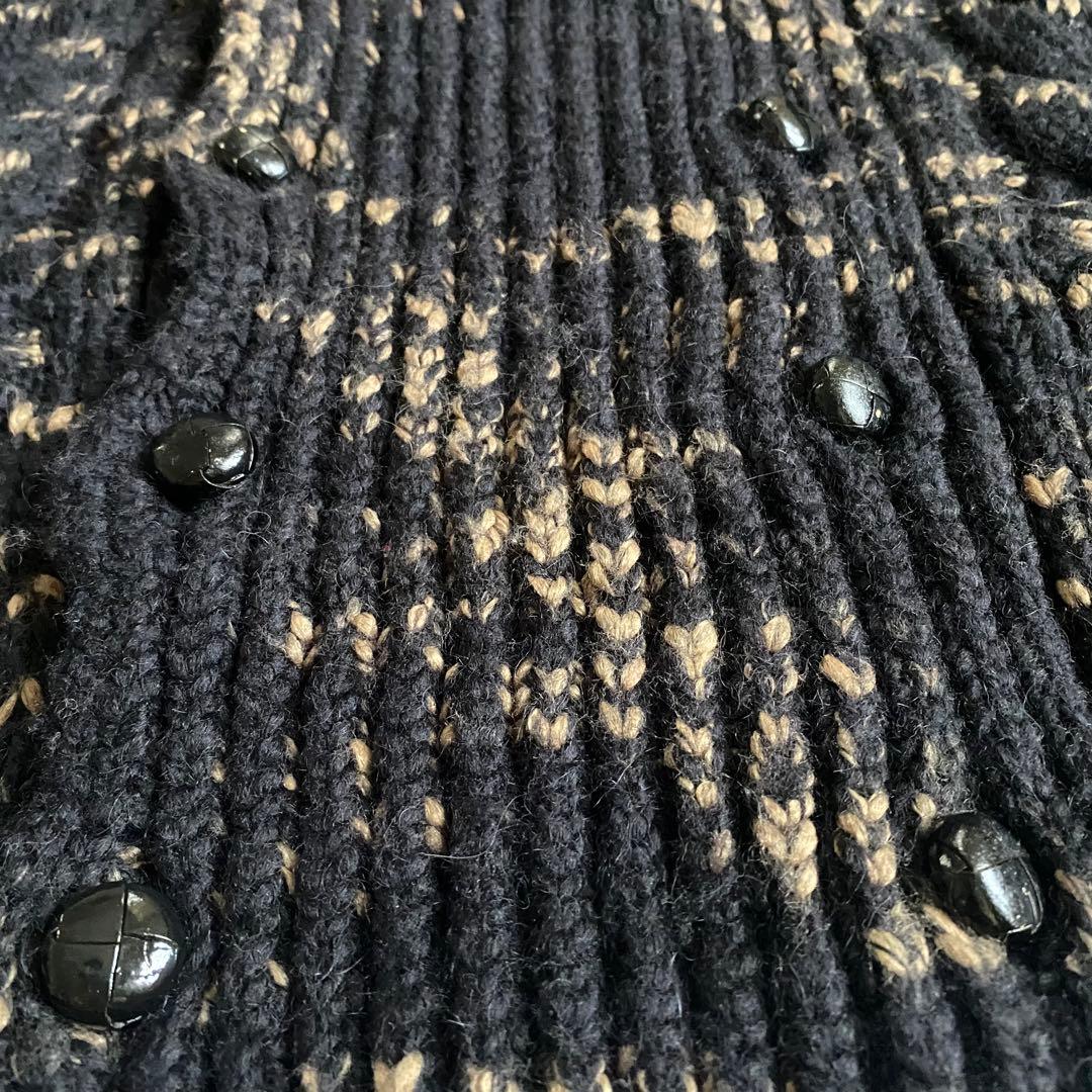 高級感✨ イタリア製 レコパン カウチンセーター ダブルブレスト アルパカ混