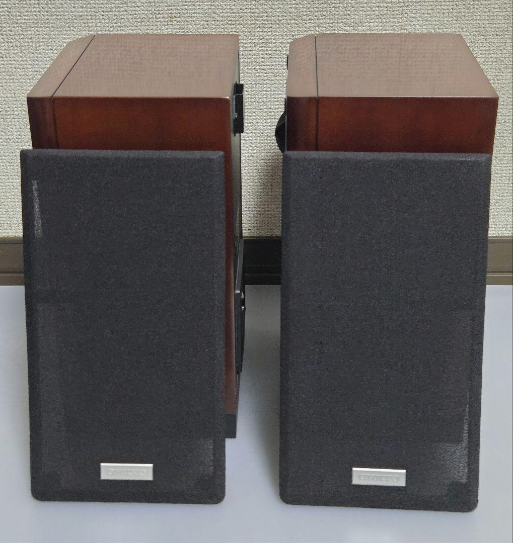 ONKYO オンキヨー スピーカー D-508M ペア 木目調 説明書付