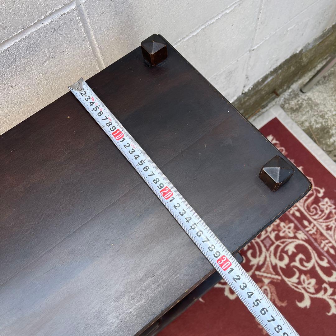 古家具 ビンテージ品◾️木製家具 飾り棚 花台 ディスプレイ台 展示台
