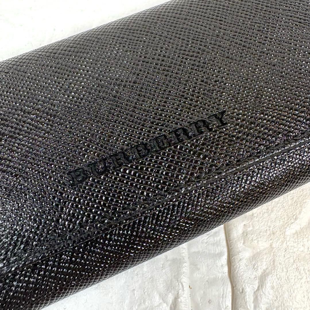 【箱付き】バーバリー BURBERRY 4連キーケース ノバチェック －ブラック