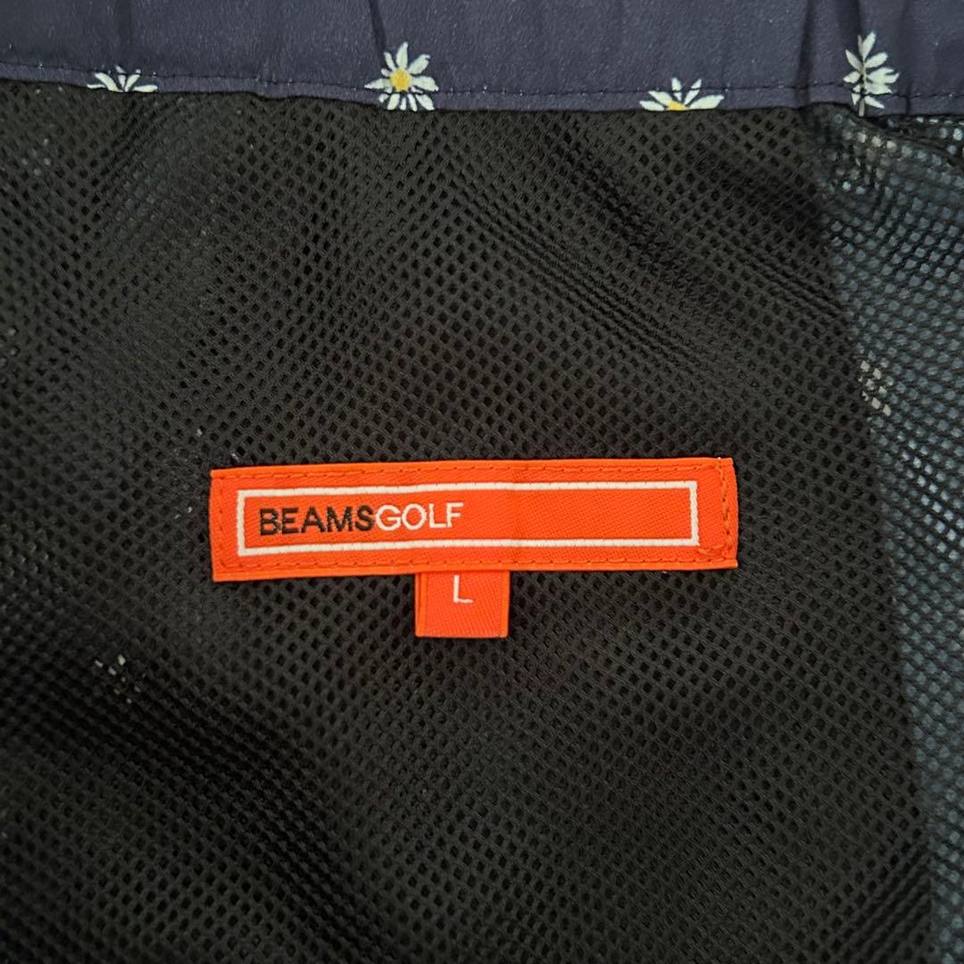 BEAMS GOLF セットアップ　長袖　ショートパンツ　総柄　上下セット