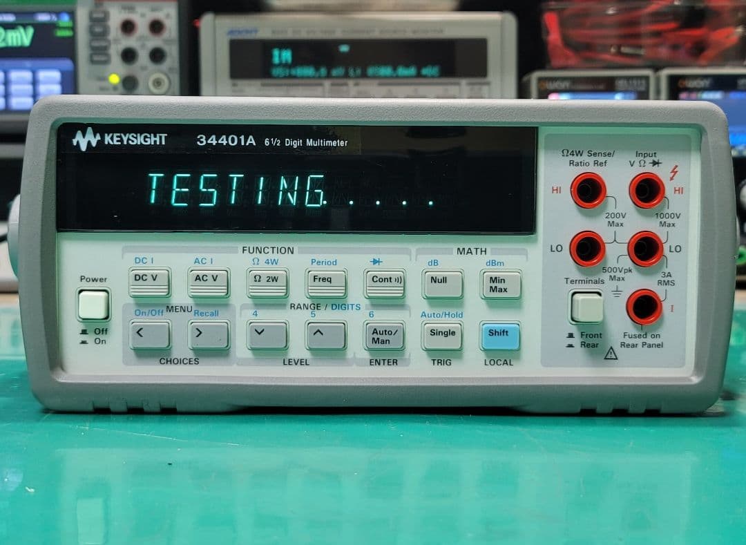 HP/Agilent 34401A 6.5桁 デジタルマルチメーター測定良好