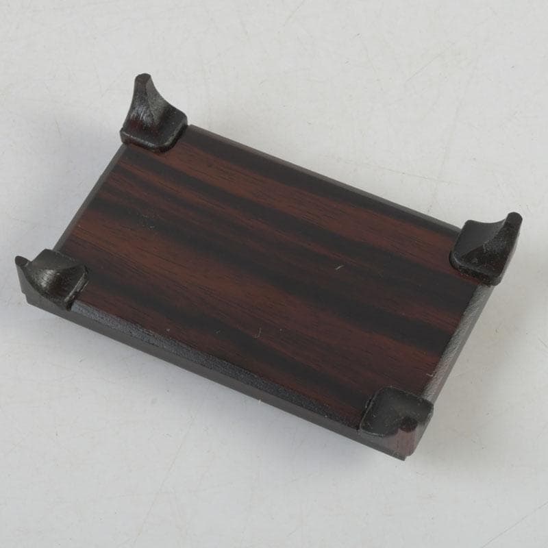 茶道具　田中宗凌作　溜塗　螺鈿装飾　萩に虫蒔絵　虫籠香合　共箱　V　9777