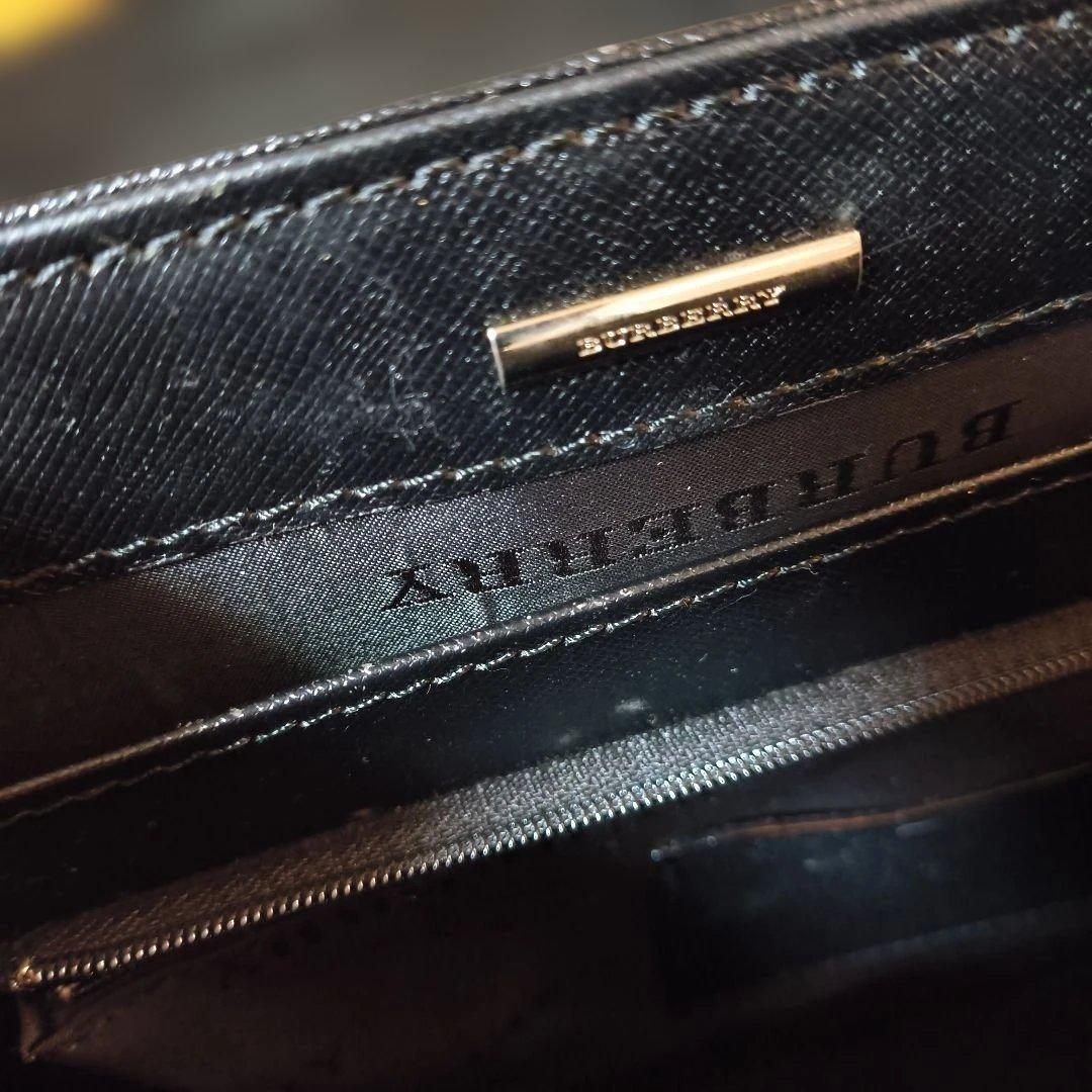 BURBERRY バーバリービジネスバッグ 鍵付きブラック