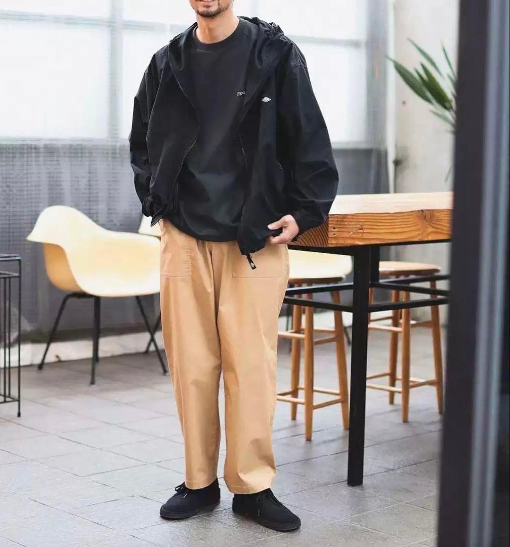 DANTONダントン　ダントン ナイロンフードコート ブラック M