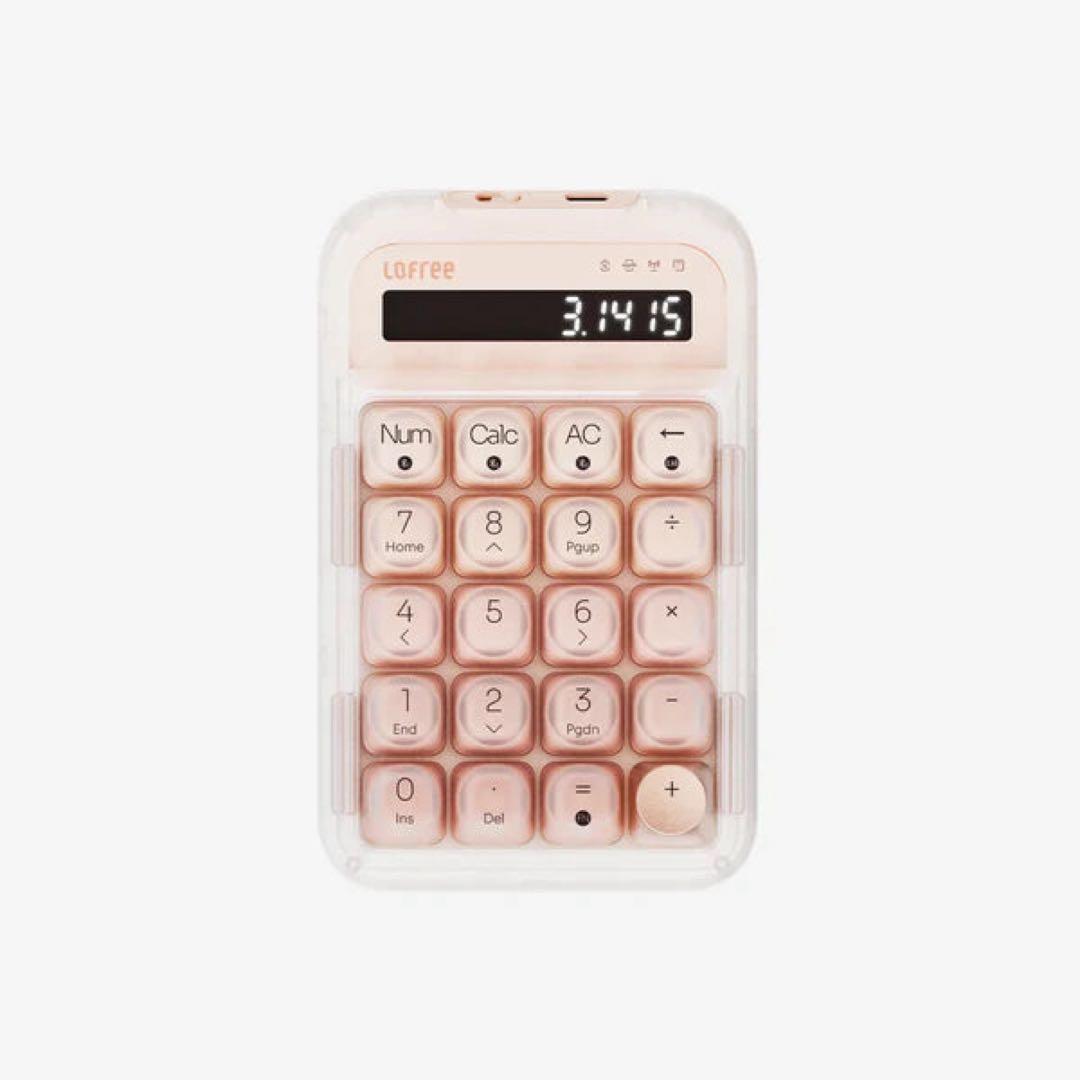 【正規品】Lofree Foundation ワイヤレス 電卓 テンキー ピンク