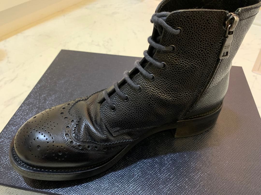 【bb】PRADA プラダ ペブルグレインレザー