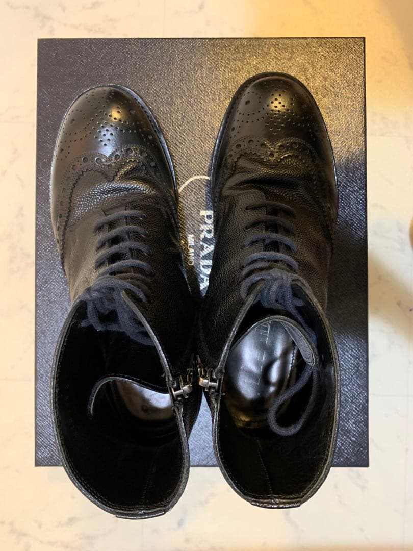 【bb】PRADA プラダ ペブルグレインレザー