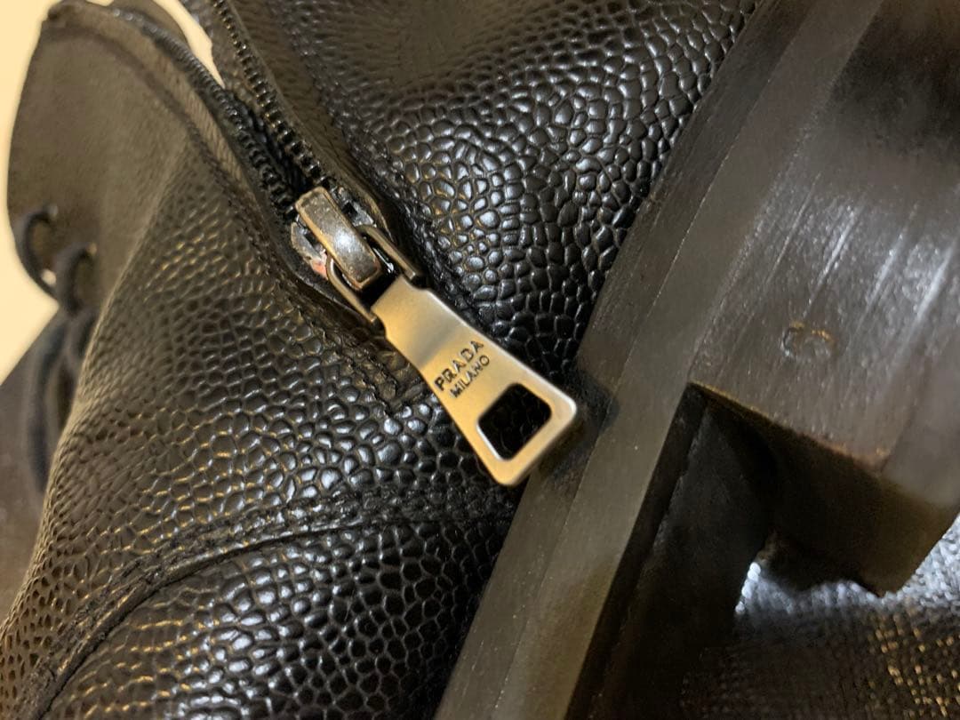 【bb】PRADA プラダ ペブルグレインレザー